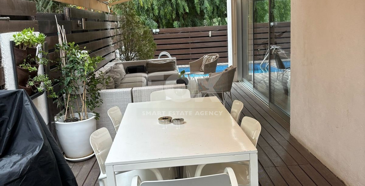 RENT: FURNISHED 5 BEDROOM 3 BATHROOM TOWN HOUSE WITH SWIMMING POOL IN POTAMOS GERMASOGIA.