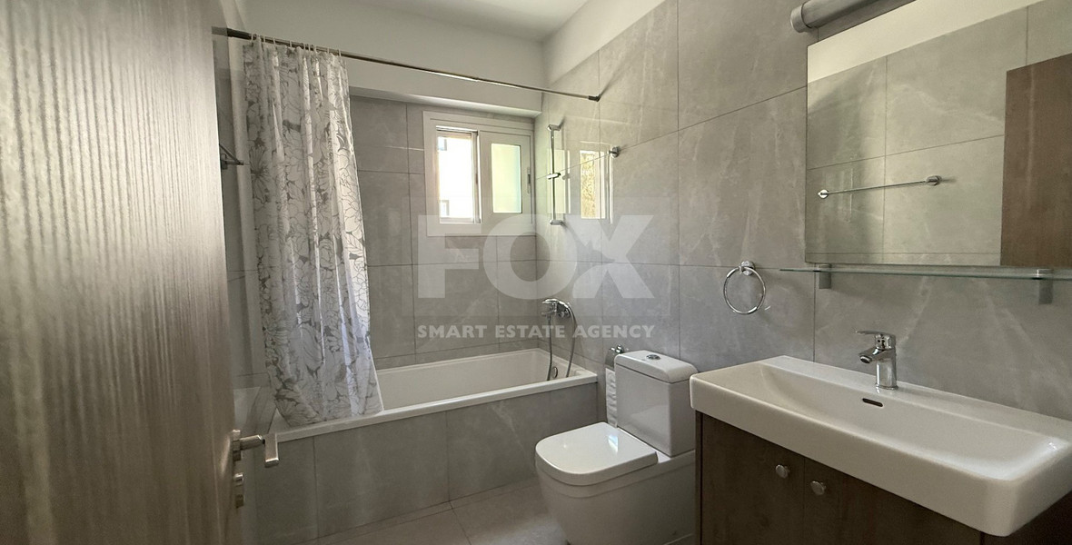 RENT: PARTIALLY  FURNISHED 3 BEDROOM UPPER LEVEL APARTMENT IN PAPAS AREA OF POTAMOS GERMASOGIAS
