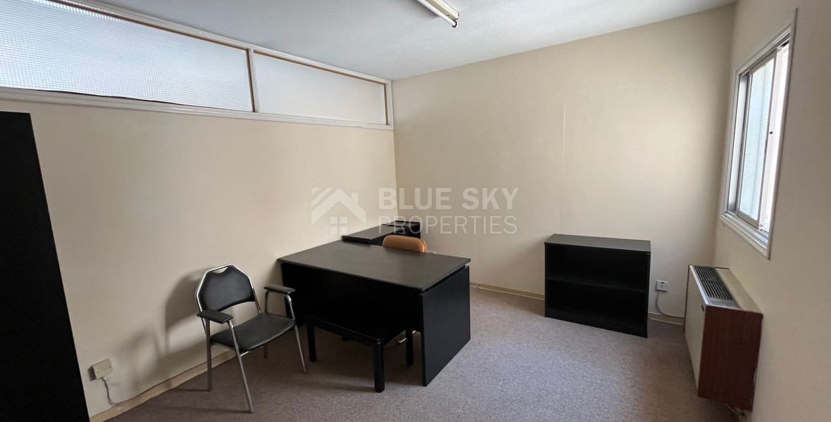 Spacious Office with Sea View for Rent in Agia Triada