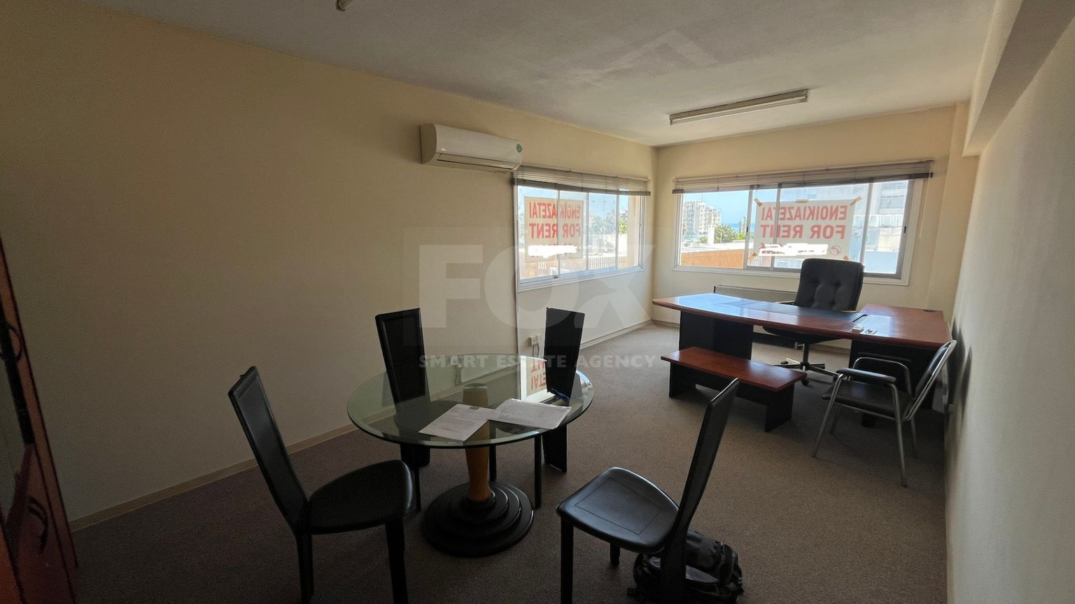 Spacious Office with Sea View for Rent in Agia Triada