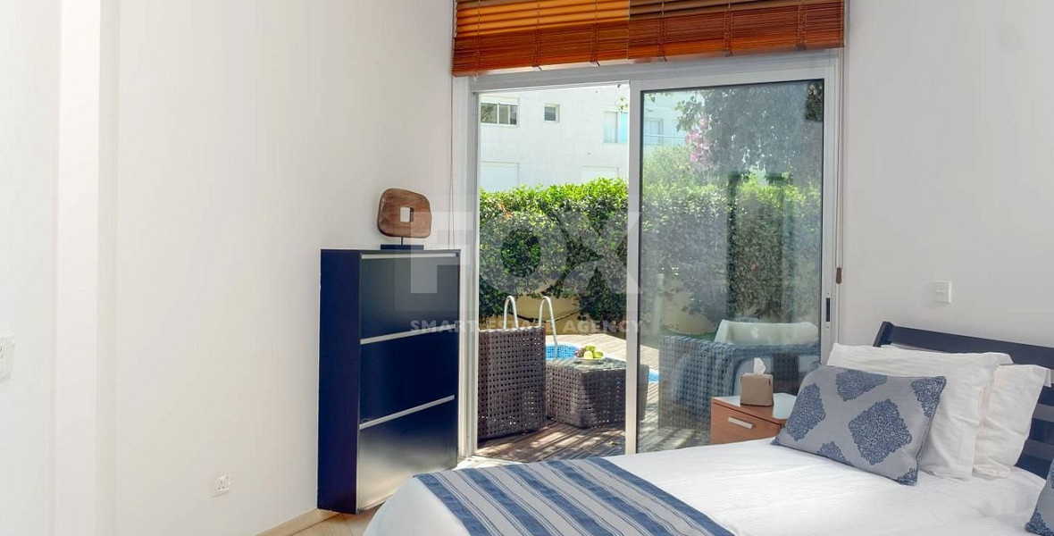 Ground floor 2 bedroom apartment for sale with private pool in Potamos Germasogeias, Limassol