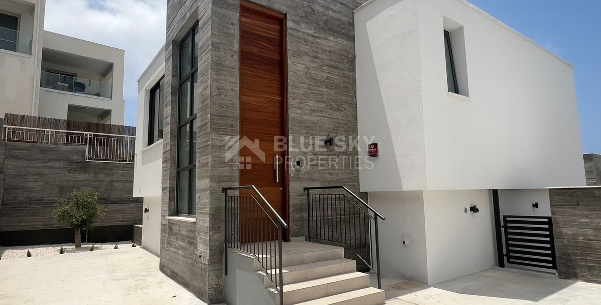 For Sale: Modern Detached Villa with Sea View in Chlorakas