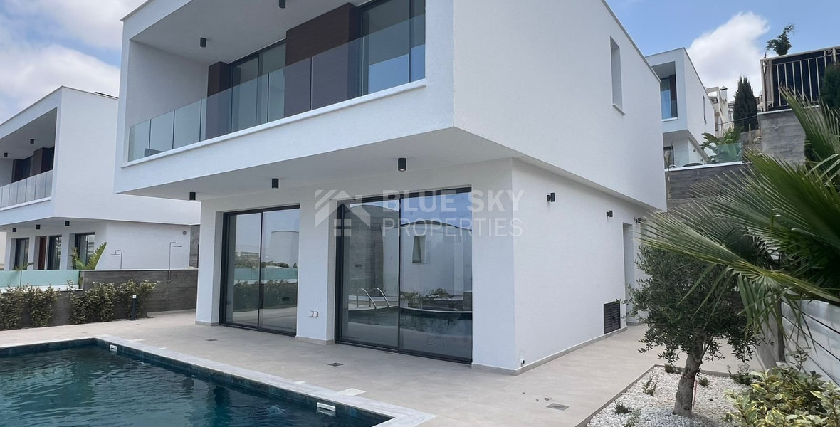 For Sale: Modern Detached Villa with Sea View in Chlorakas