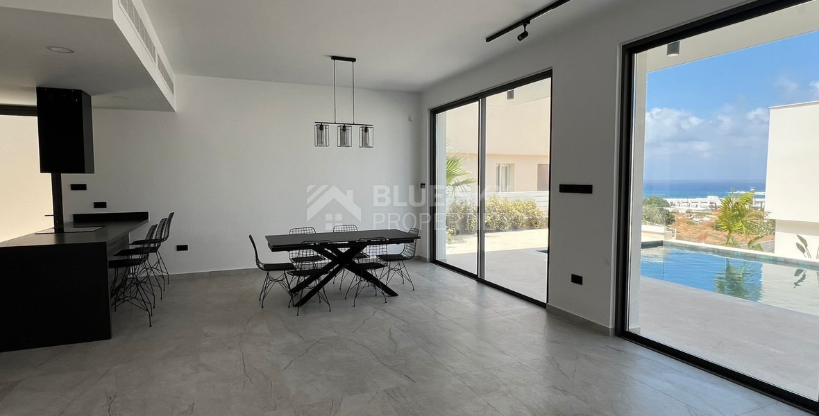 For Sale: Modern Detached Villa with Sea View in Chlorakas