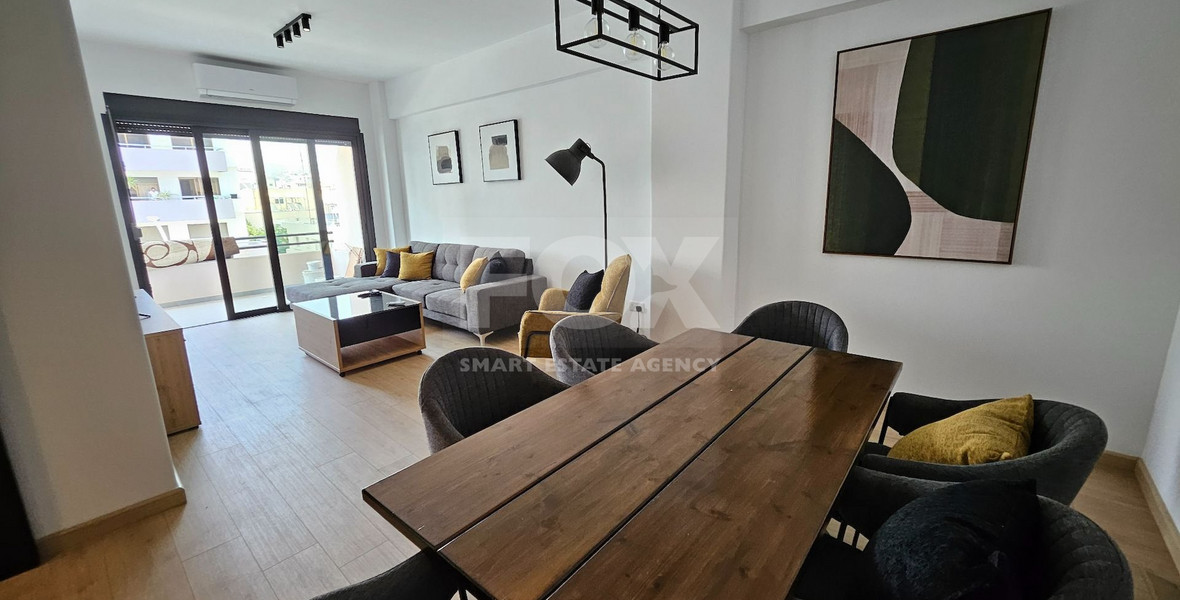 Fully Furnished-Renovated Two Bedroom Apartment For Rent In Mesa Geitonia