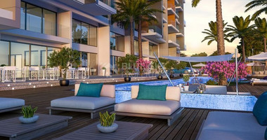 Studio apartment for sale in luxury tower in Tombs of the Kings area, Paphos