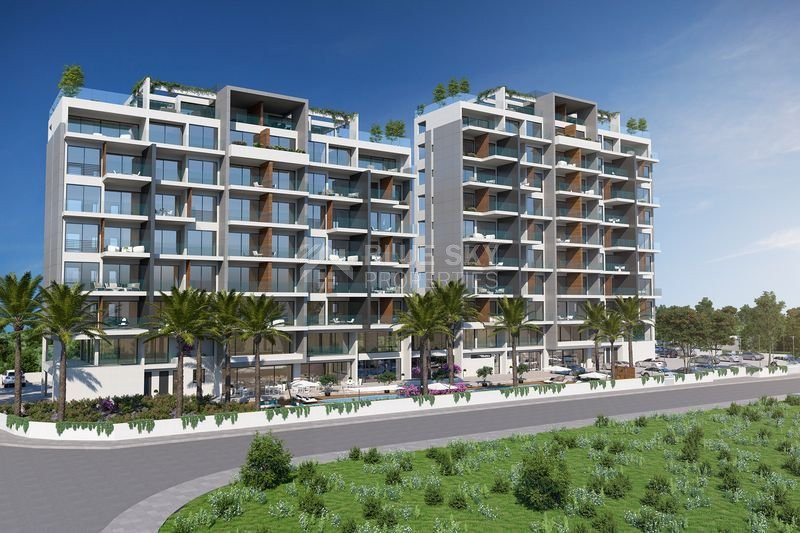 Studio apartment for sale in luxury tower in Tombs of the Kings area, Paphos