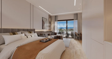 Studio apartment for sale in luxury tower in Tombs of the Kings area, Paphos
