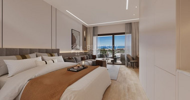 Studio apartment for sale in luxury tower in Tombs of the Kings area, Paphos