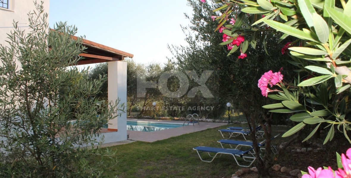 Unfurnished Villa with Large Plot in Peaceful Polis