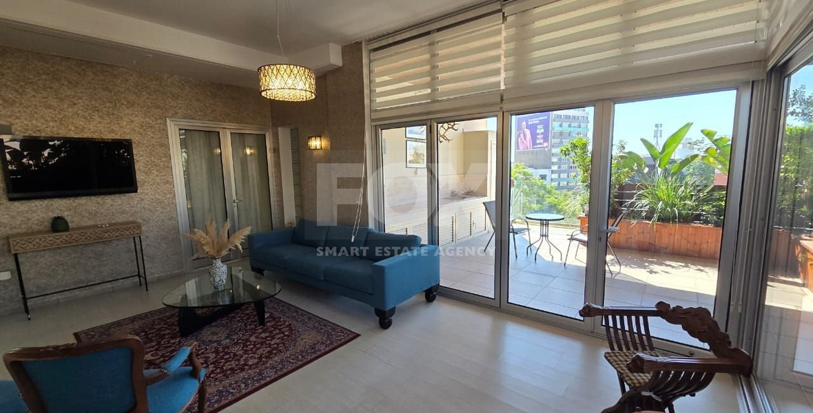 One bedroom apartment with panoramic view for rent  n Agia Zoni, Limassol