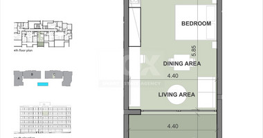 Studio apartment for sale in Agios Nikolas, Limassol
