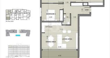 Top Floor Three bedroom apartment for sale in Agios Nikolas, Limassol
