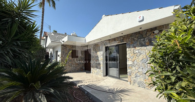 For rent four bedroom Bungalow fully renovated and privately gated in Potamos Germasogia (Papas area)