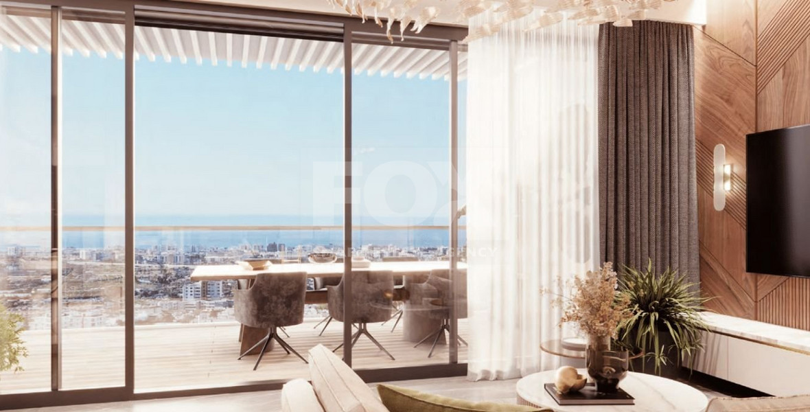 Four Bedroom penthouse plus office with private Roof Garden for sale in Germasogeia Area