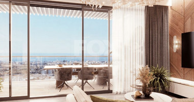 Four Bedroom penthouse plus office with private Roof Garden for sale in Germasogeia Area