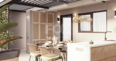 Four Bedroom penthouse plus office with private Roof Garden for sale in Germasogeia Area