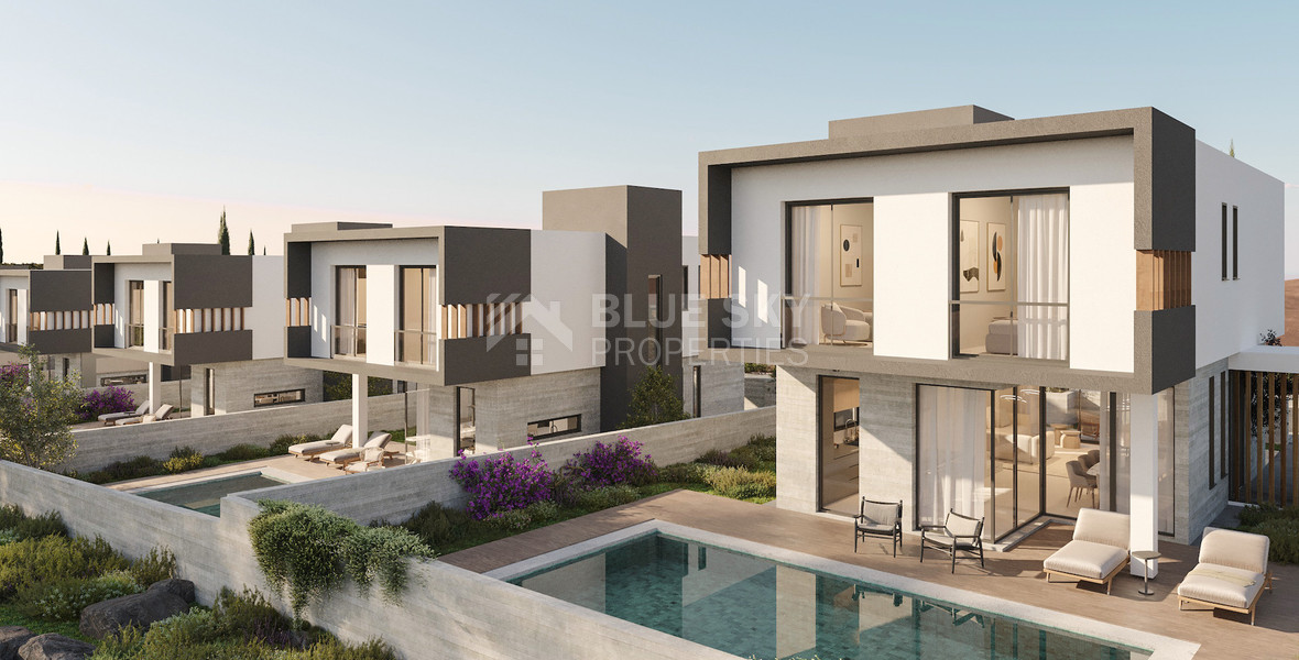 For sale : Three bedroom elegant villas in Emba area, in Paphos