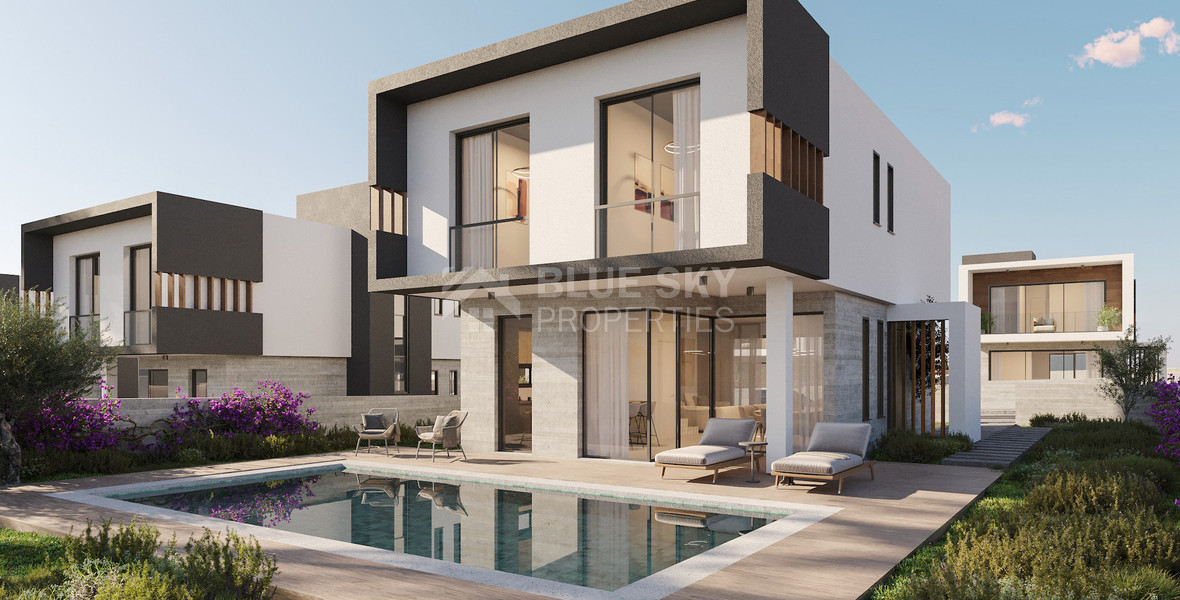 For sale : Three bedroom elegant villas in Emba area, in Paphos