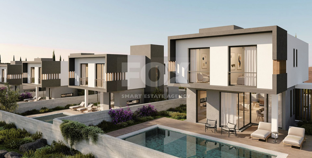 For sale : Three bedroom elegant villas in Emba area, in Paphos