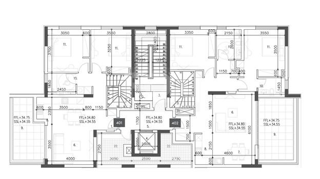 Three bedroom penthouse with roof garden and swimming pool for sale in Potamos Germasogeias, Limassol
