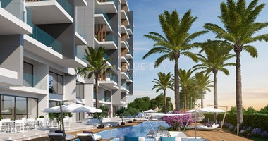 One-bedroom apartment for sale in luxury tower in Tombs of the Kings area, Paphos