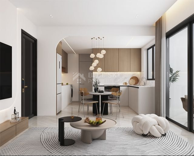 One-bedroom apartment for sale in luxury tower in Tombs of the Kings area, Paphos