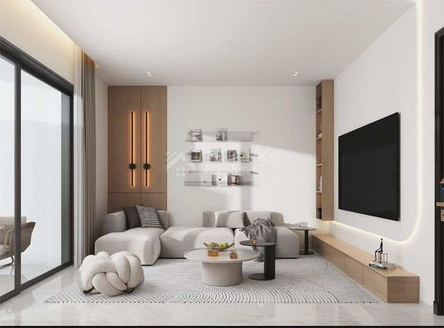 One-bedroom apartment for sale in luxury tower in Tombs of the Kings area, Paphos