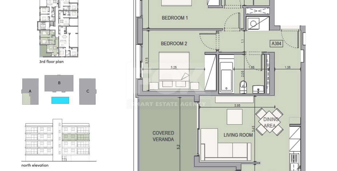 Two bedroom apartment for sale in Zakaki, Limassol