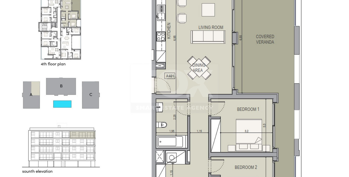 Two bedroom apartment for sale in Zakaki, Limassol