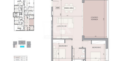 Top Floor Three bedroom apartment for sale in Zakaki, Limassol