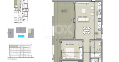 Top floor two bedroom apartment for sale in Zakaki, Limassol