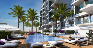 One-bedroom apartment for sale in luxury tower in Tombs of the Kings area, Paphos