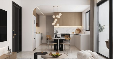 One-bedroom apartment for sale in luxury tower in Tombs of the Kings area, Paphos