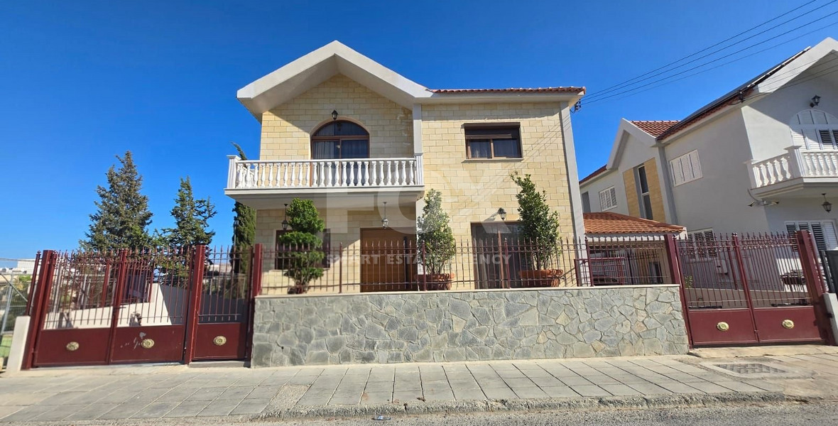 Renovated 4-Bedroom Detached Villa for Sale in Agios Athanasios, Limassol – Resale Property with Partly Sea & City Views, Next to Green Area, No VAT