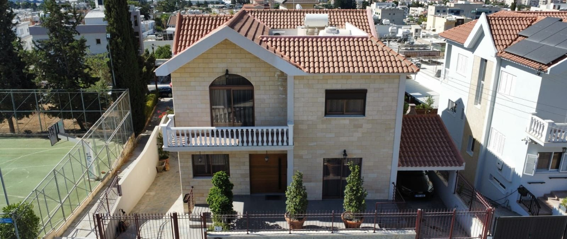 Renovated 4-Bedroom Detached Villa for Sale in Agios Athanasios, Limassol – Resale Property with Partly Sea & City Views, Next to Green Area, No VAT