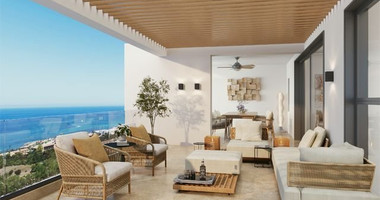 Five-bedroom penthouse apartment for sale in luxury tower in Tombs of the Kings area, Paphos