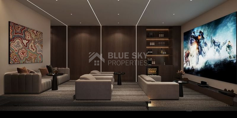 Five-bedroom penthouse apartment for sale in luxury tower in Tombs of the Kings area, Paphos