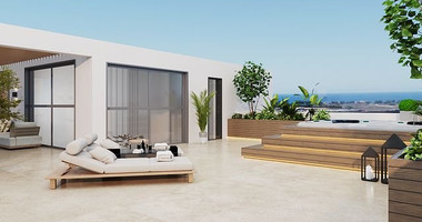 Five-bedroom penthouse apartment for sale in luxury tower in Tombs of the Kings area, Paphos