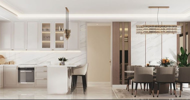 Five-bedroom penthouse apartment for sale in luxury tower in Tombs of the Kings area, Paphos