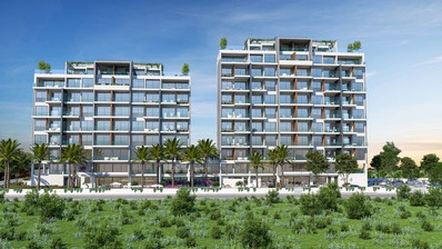Five-bedroom penthouse apartment for sale in luxury tower in Tombs of the Kings area, Paphos