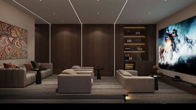 Five-bedroom penthouse apartment for sale in luxury tower in Tombs of the Kings area, Paphos
