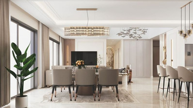 Five-bedroom penthouse apartment for sale in luxury tower in Tombs of the Kings area, Paphos