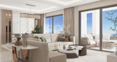 Five-bedroom penthouse apartment for sale in luxury tower in Tombs of the Kings area, Paphos