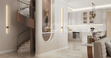 Five-bedroom penthouse apartment for sale in luxury tower in Tombs of the Kings area, Paphos