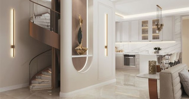 Five-bedroom penthouse apartment for sale in luxury tower in Tombs of the Kings area, Paphos