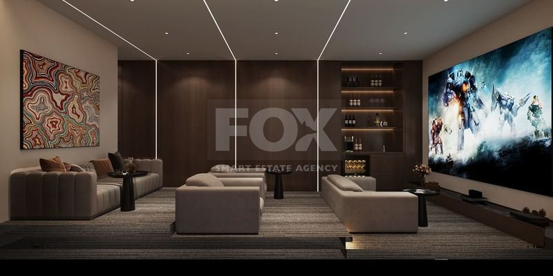 Five-bedroom penthouse apartment for sale in luxury tower in Tombs of the Kings area, Paphos