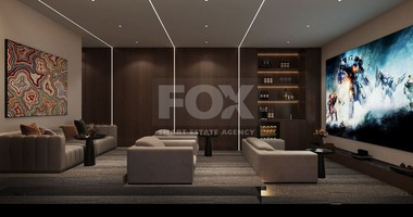Five-bedroom penthouse apartment for sale in luxury tower in Tombs of the Kings area, Paphos