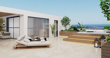 Five-bedroom penthouse apartment for sale in luxury tower in Tombs of the Kings area, Paphos