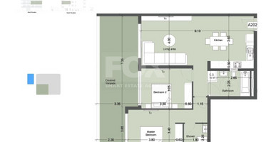 Two bedroom apartment for sale in Potamos Germasogeias, Limassol